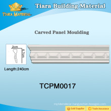 Modern design pu ceiling crown moulding for house ceiling